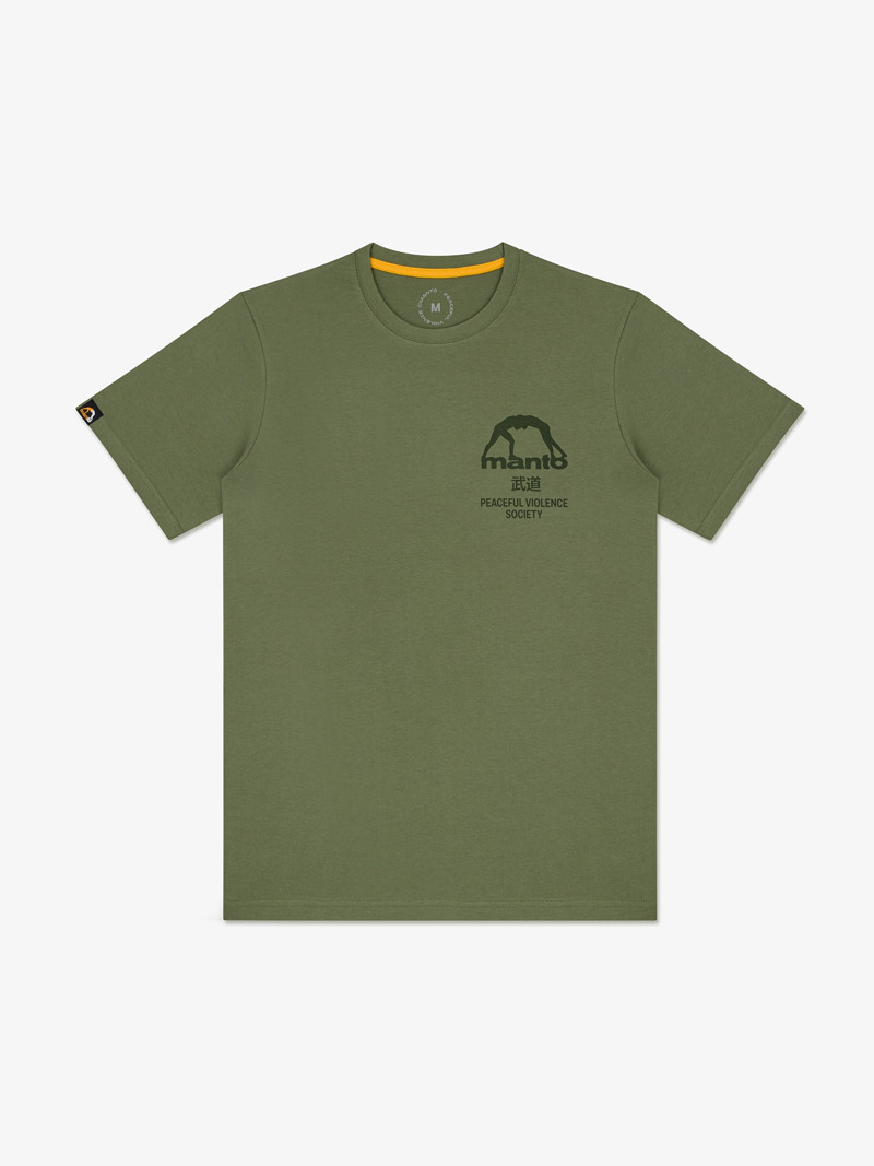 MANTO Society tshirt- khaki